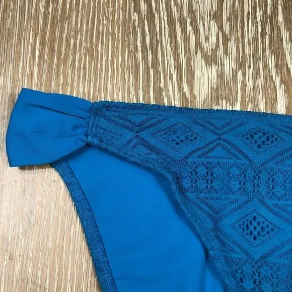 Hula Honey Blue Aztec Print Mid Rise Bikini Women’s Size XL NWT - Picture 2 of 7